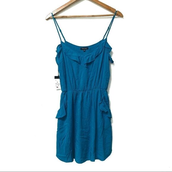 🆕 Aritzia Talula Turquoise Ulla Dress - Picture 1 of 8